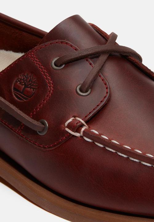 Timberland - Classic boat shoe - burgundy full grain