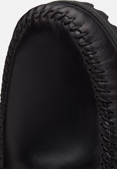 Timberland - Timberland Authentic Boat Shoe - Black Fgrain W Md Brown