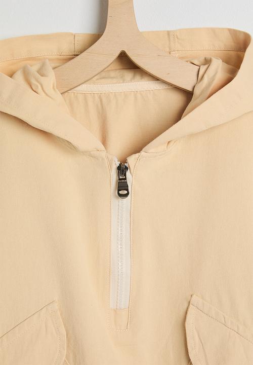 Pop Candy - Drawstring hem jacket - neutral