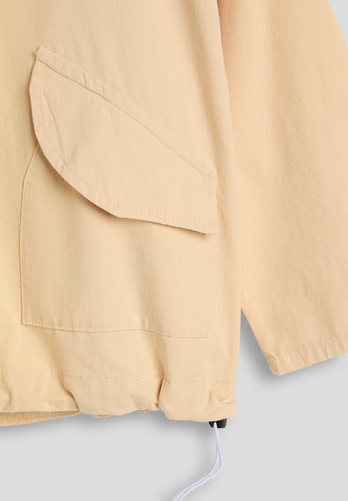Pop Candy - Drawstring hem jacket - neutral