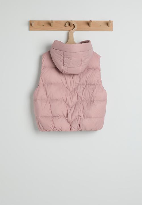 Pop Candy - Hooded puffer vest - pink