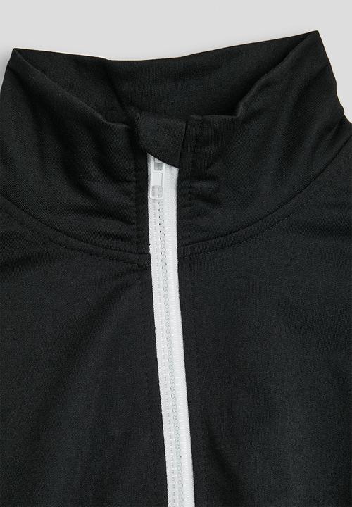 Pop Candy - Cropped zip-up jacket & cargo pants - black
