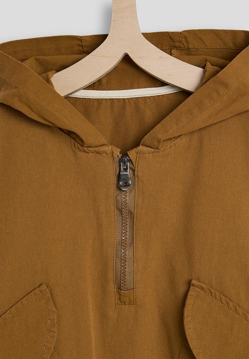 Pop Candy - Drawstring hem jacket - ochre