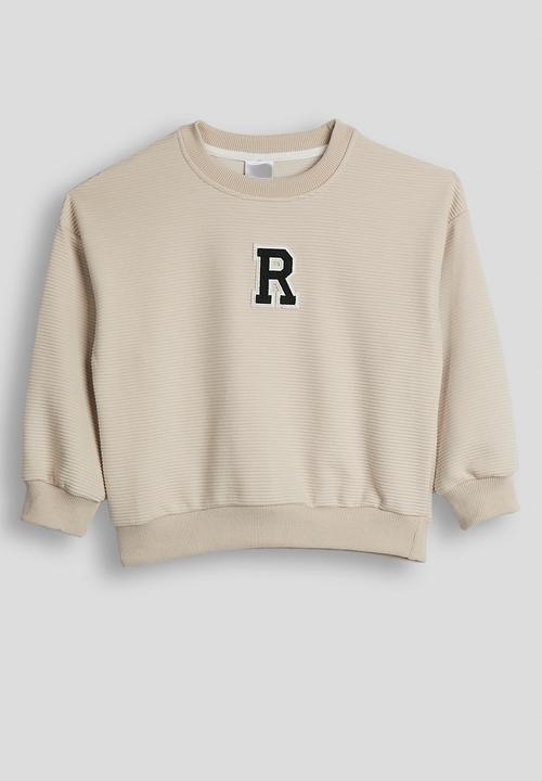 Pop Candy - Sweatshirt - milk tea stripes