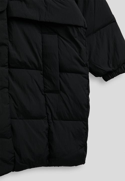 Pop Candy - Midi puffer jacket - black