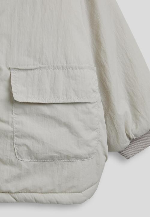 Pop Candy - Bomber-style jacket with flap pockets - light grey