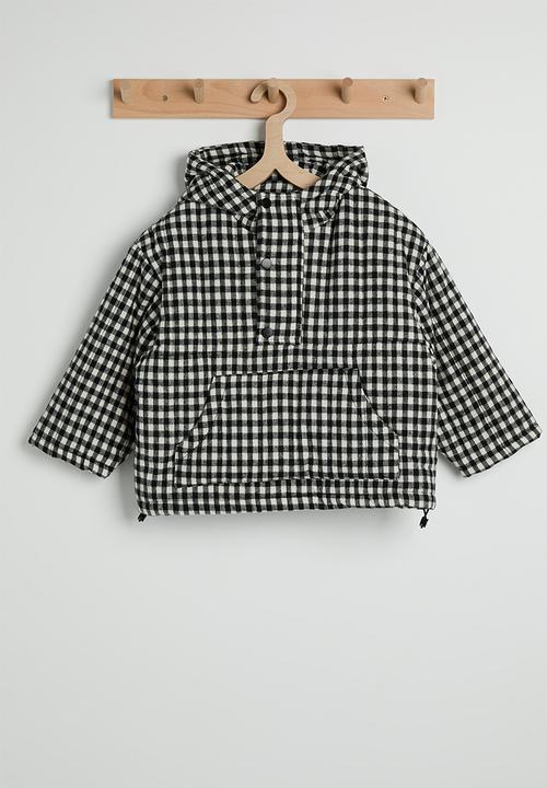 Pop Candy - Hooded jacket - black gingham