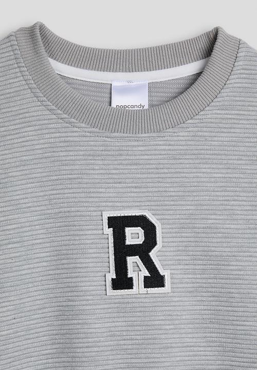Pop Candy - Sweatshirt - light grey stripes