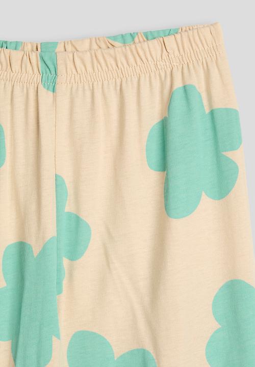 Pop Candy - Floral aop sweatshirt & joggers - blond/blue