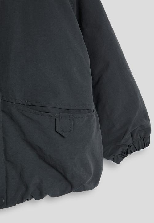 Pop Candy - Hooded puffer jacket - gunmetal grey