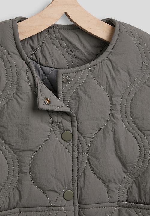 Pop Candy - Onion quilted puffer vest - dark grey