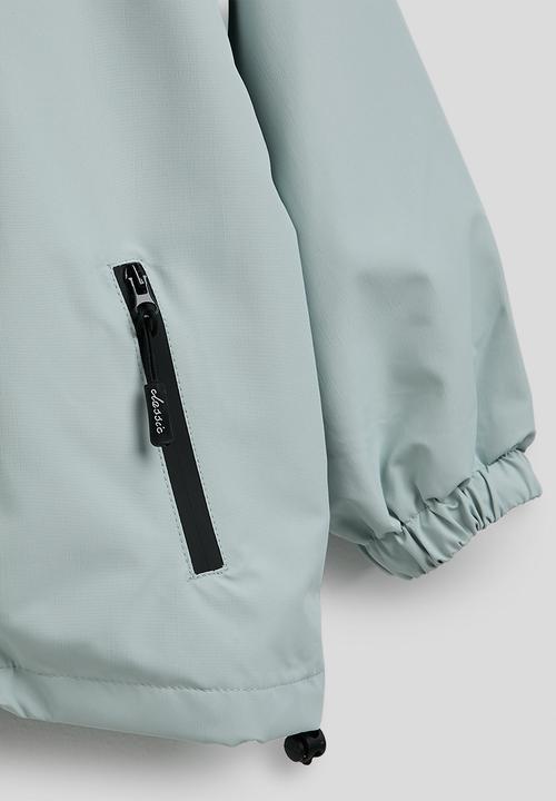 Pop Candy - Rain jacket with jetted pockets - pastel mint
