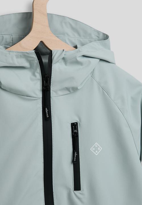 Pop Candy - Rain jacket with jetted pockets - pastel mint
