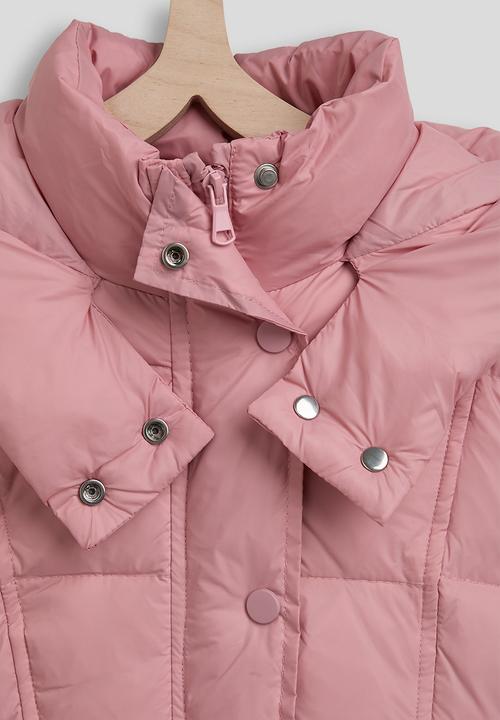 Pop Candy - Hooded puffer jacket - pink