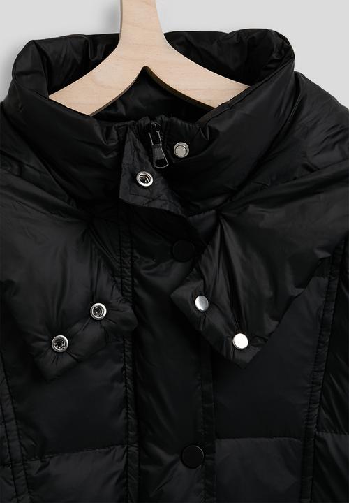 Pop Candy - Hooded puffer jacket - black