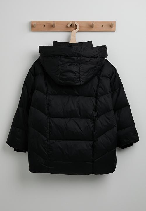 Pop Candy - Hooded puffer jacket - black