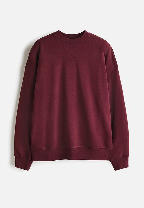 H&M - Sports sweatshirt - light burgundy