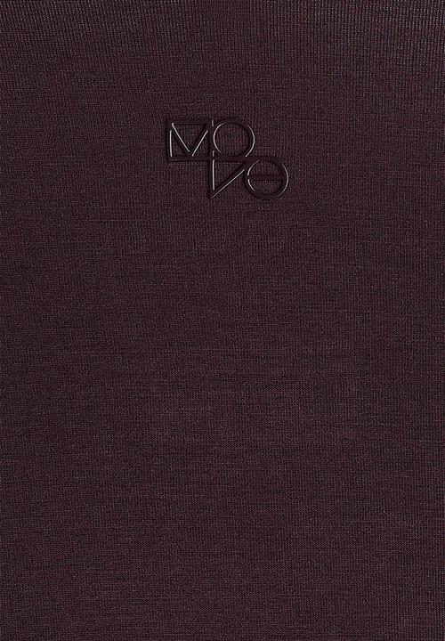 H&M - Sports wrap top in modal - chocolate plum