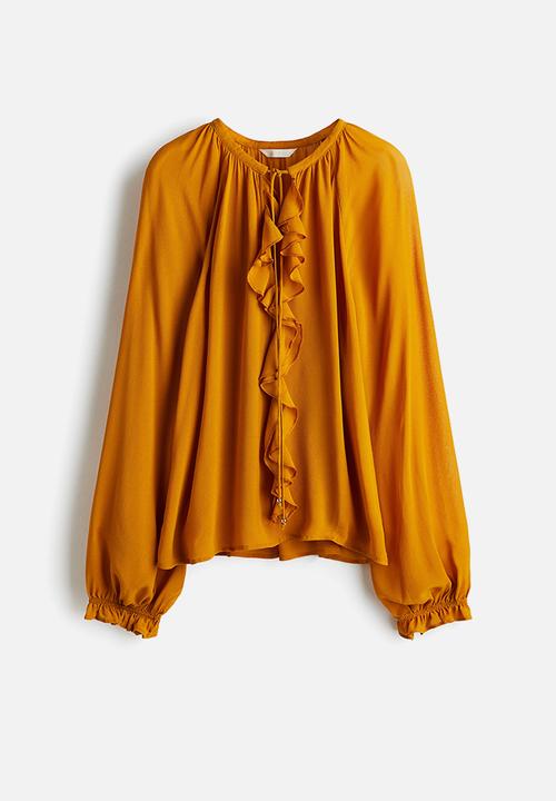 H&M - Chiffon blouse - orange
