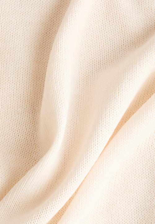 H&M - Off-the-shoulder jumper - light beige