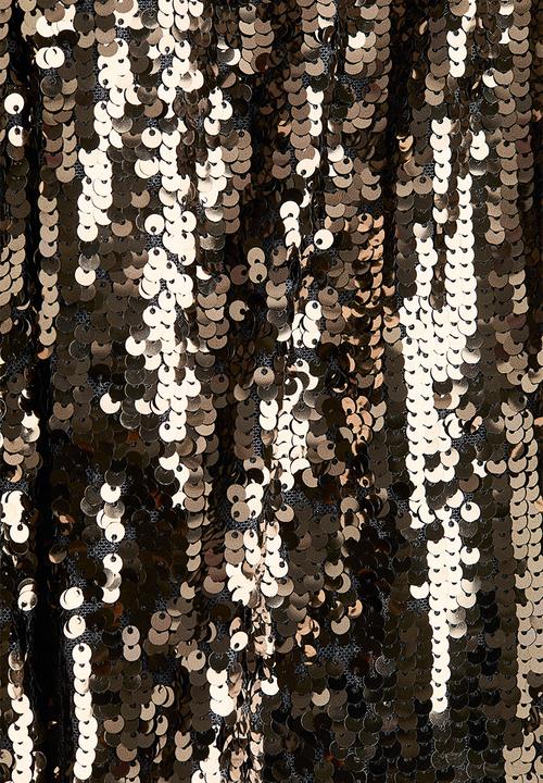 H&M - Sequined trousers - light bronze 