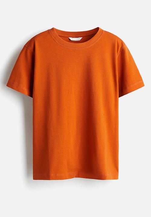 H&M - Oversized cotton t-shirt - orange