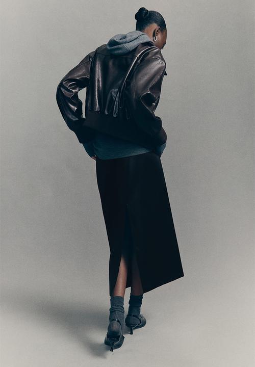 H&M - Long pencil skirt - black