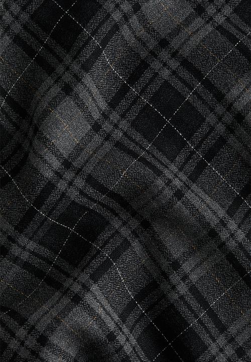 H&M - Midi skirt - grey/checked