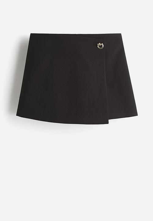 H&M - Wrap skort - black