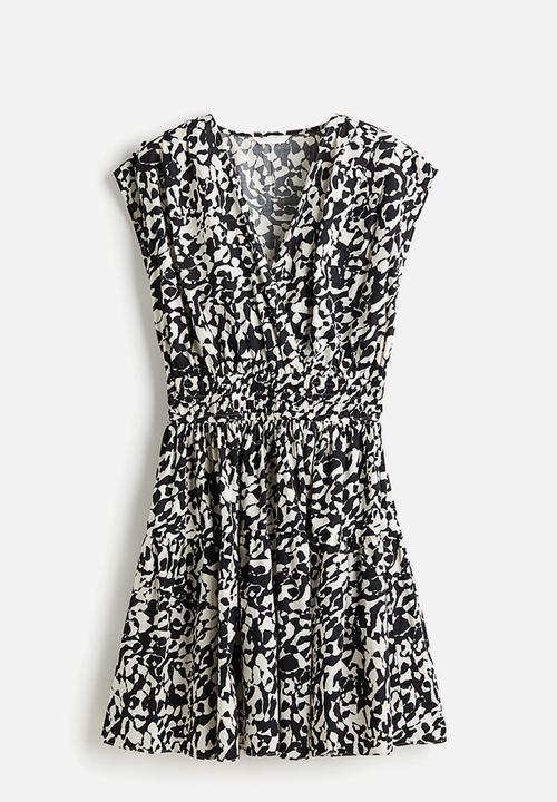 Cotton dress - black/patterned - 1309440003