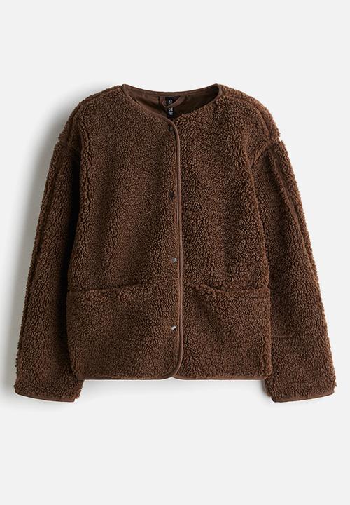 H&M - Teddy jacket - brown