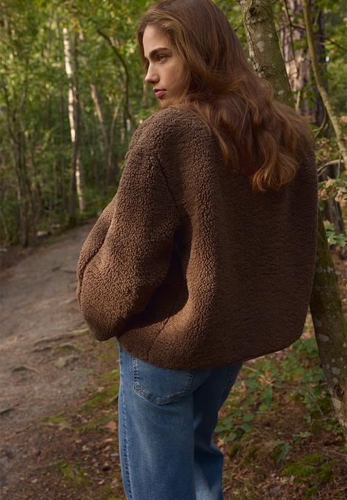 H&M - Teddy jacket - brown