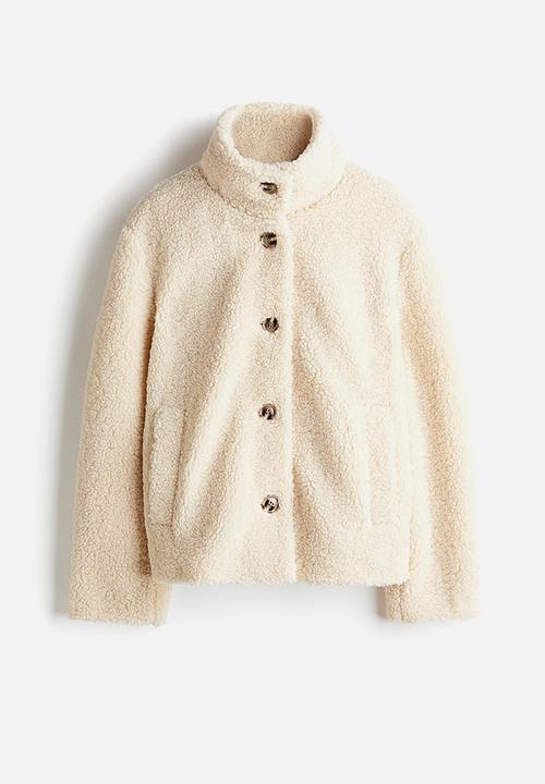 H&M - Teddy jacket - cream