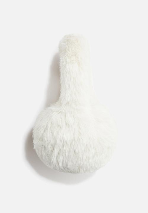 H&M - Fluffy earmuffs - light beige