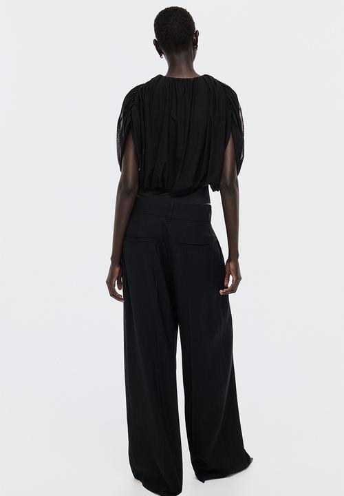 H&M - Draped thong body - black