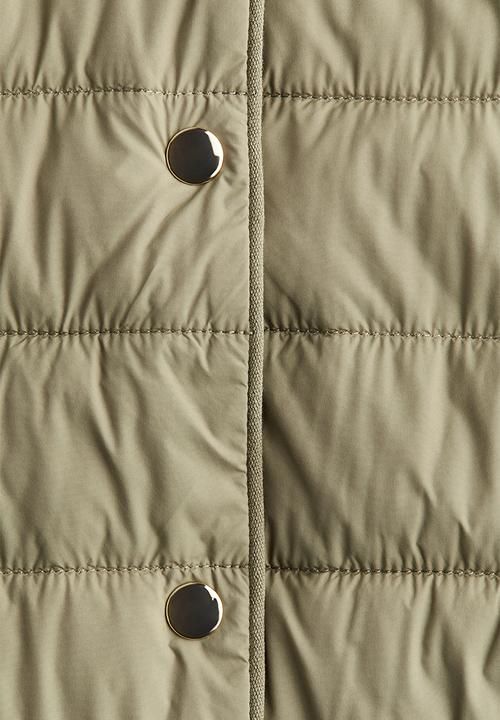 H&M - Quilted jacket - khaki green