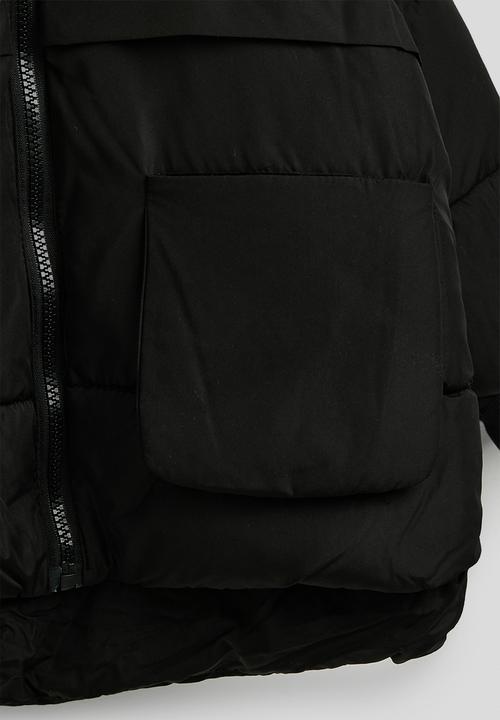 Pop Candy - Animal ear padded jacket - black