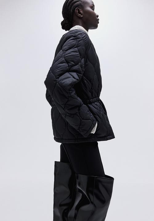 H&M - Quilted jacket - black