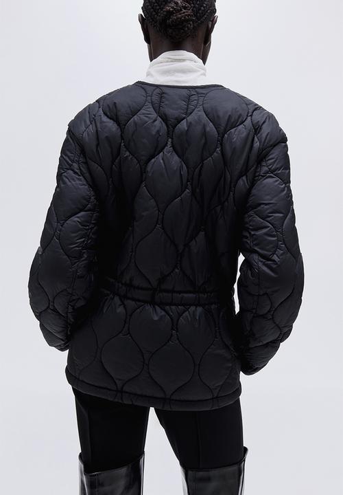 H&M - Quilted jacket - black