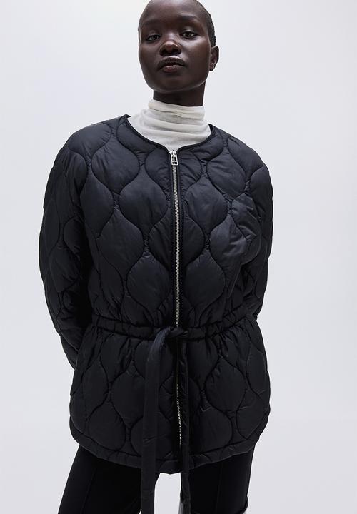 H&M - Quilted jacket - black