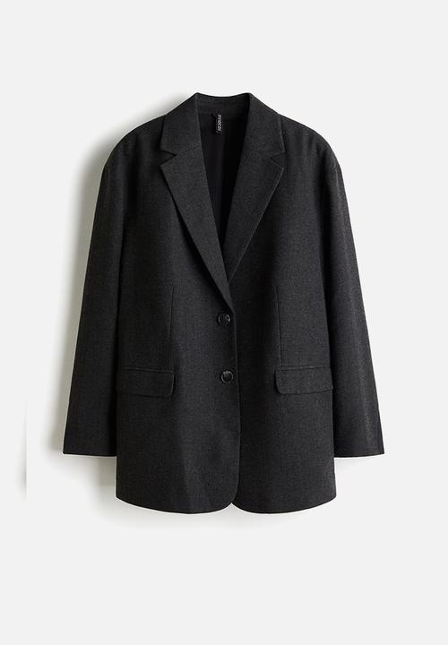 H&M - Embellished blazer - dark grey