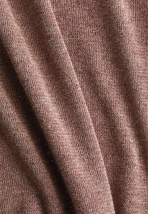 H&M - Fine-knit glittery top - dusty pink marl