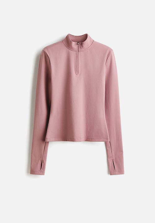 H&M - Sports jacket with softmove? - antique rose
