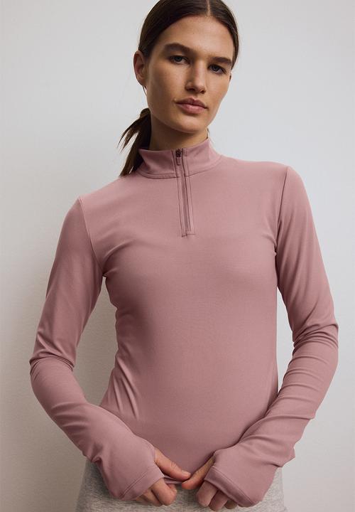 H&M - Sports jacket with softmove? - antique rose