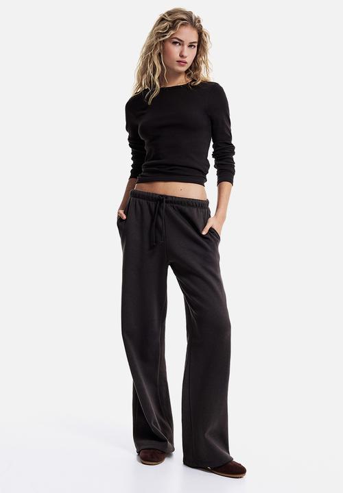 H&M - Wide joggers - dark grey