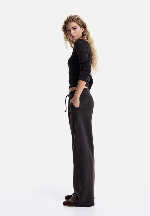 H&M - Wide joggers - dark grey