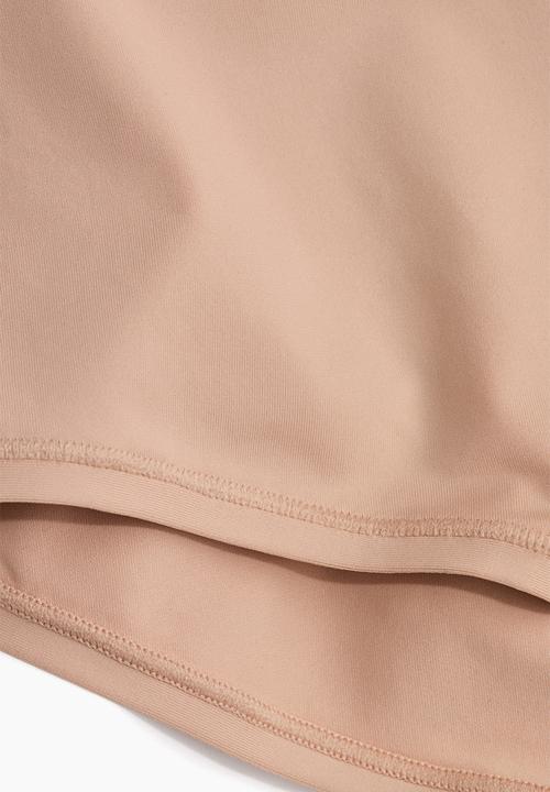 H&M - 3 pack microfibre shortie briefs - beige/white/black