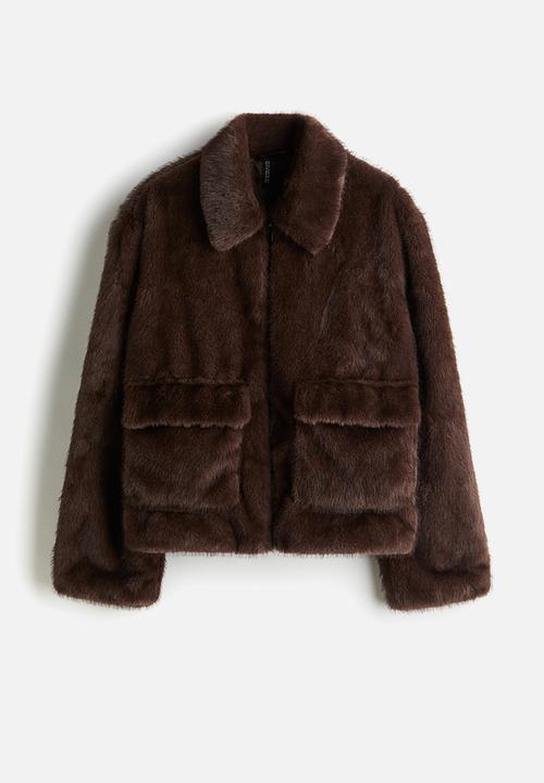 H&M - Fluffy jacket - brown