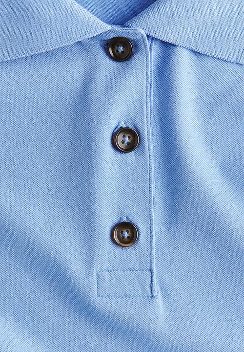 H&M - Cotton polo shirt - light blue
