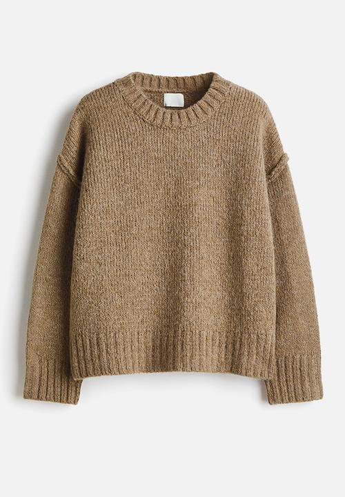 H&M - Oversized jumper - beige marl
